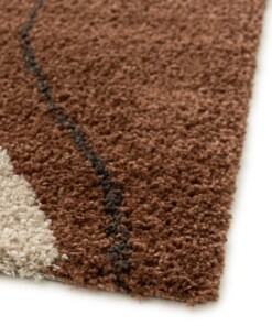 Tapis Poil Haut - Mirage Rivage Vert Olive/Jaune