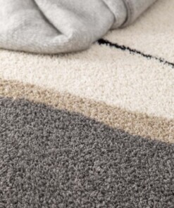 Tapis Poil Haut - Mirage Rivage Gris/Beige