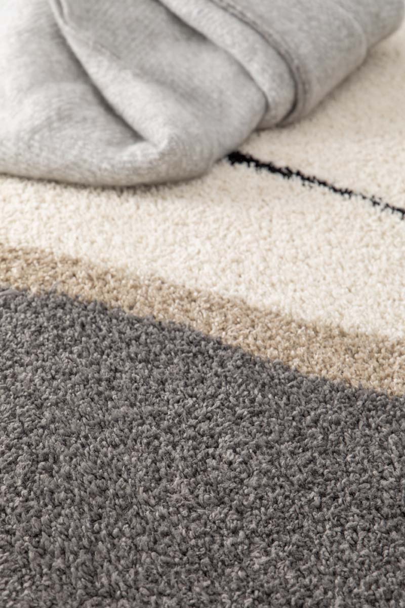 Tapis Poil Haut - Mirage Rivage Gris/Beige Tapis Poil Haut - Mirage Rivage Gris/Beige