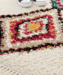 Tapis Berbère - Atlas Nomad Ivoire/Multicolore Tapis Berbère - Atlas Nomad Ivoire/Multicolore