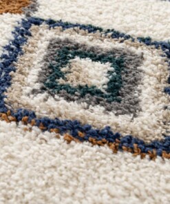 Tapis Berbère - Atlas Nomad Marron/Bleu