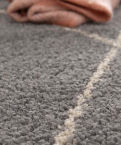 Tapis Berbère - Atlas Grid Gris