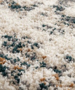 Tapis Berbère - Atlas Canvas Bleu/Beige