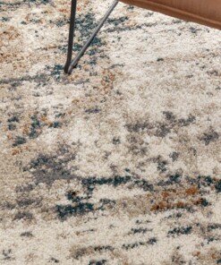 Tapis Berbère - Atlas Canvas Bleu/Beige