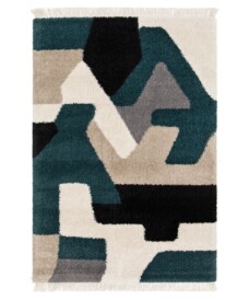 Tapis Abstrait - Atlas Zenith Pétrole - overzicht, thumbnail