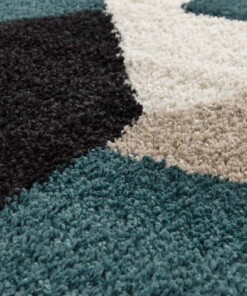 Tapis Abstrait - Atlas Zenith Pétrole