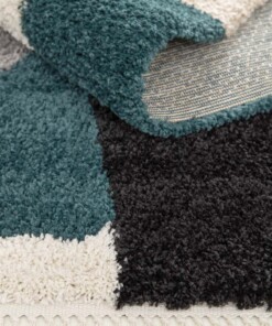 Tapis Abstrait - Atlas Zenith Pétrole