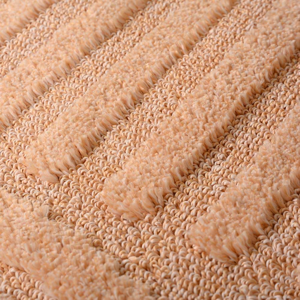 Tapis de couloir scandinave - Aven rose saumon - close up Tapis de couloir scandinave - Aven rose saumon - close up