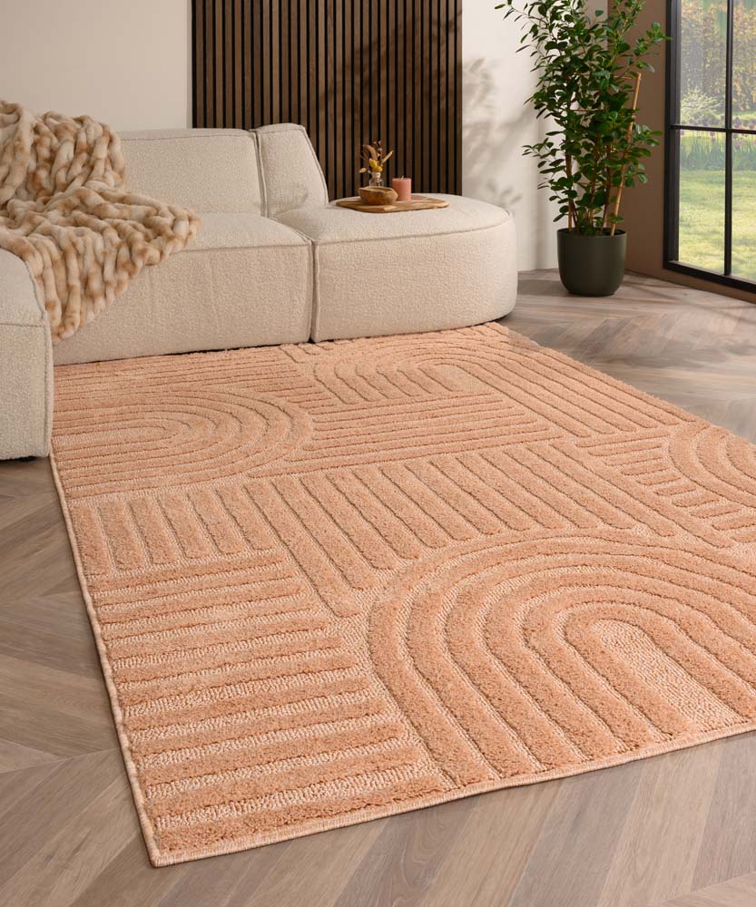 Tapis de couloir scandinave - Aven rose saumon - sfeer Tapis de couloir scandinave - Aven rose saumon - sfeer