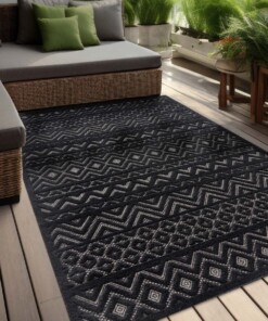 Tapis extérieur/intérieur - Elio anthracite - sfeer