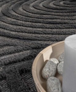 Tapis extérieur balcon - Reza anthracite - close up, thumbnail Tapis extérieur balcon - Reza anthracite - close up, thumbnail