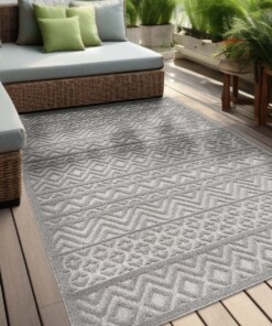 Tapis extérieur/intérieur - Elio gris - sfeer