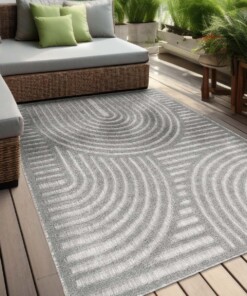 Tapis extérieur/intérieur - Reza gris - sfeer