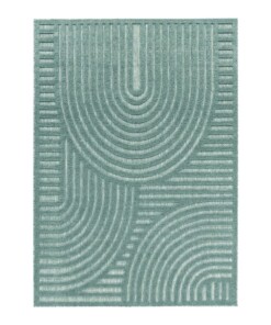 Tapis extérieur/intérieur - Reza turquoise - overzicht