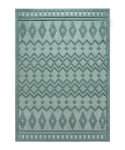 Tapis extérieur/intérieur - Nore turquoise - overzicht