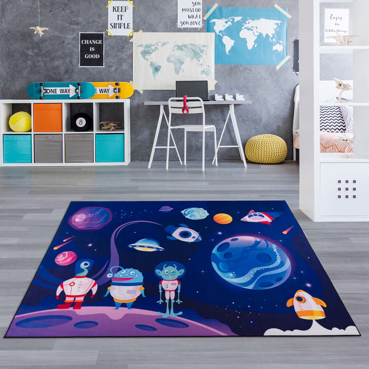 Tapis de jeu galaxie - Lumi multi - sfeer Tapis de jeu galaxie - Lumi multi - sfeer