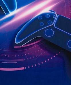 Tapis enfant gamer - Lumi multi - close up, thumbnail Tapis enfant gamer - Lumi multi - close up, thumbnail