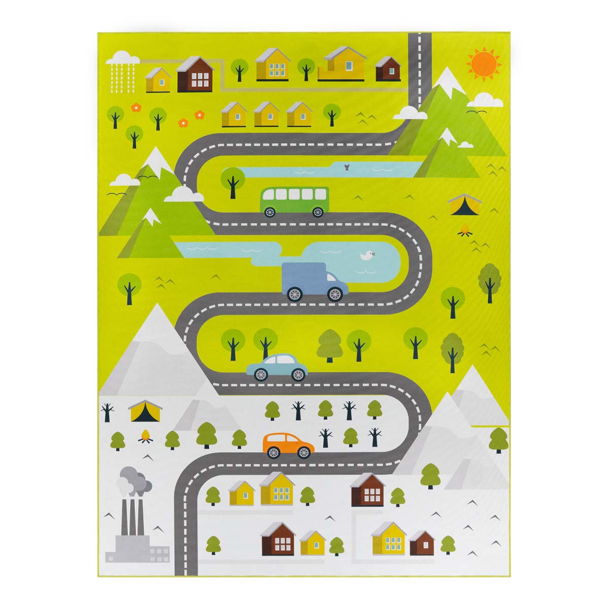 Tapis de jeu - Lumi vert/multi - overzicht Tapis de jeu - Lumi vert/multi - overzicht