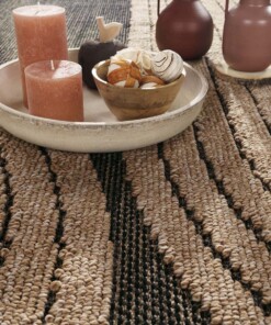 Tapis extérieur jute - Tides beige - close up, thumbnail Tapis extérieur jute - Tides beige - close up, thumbnail