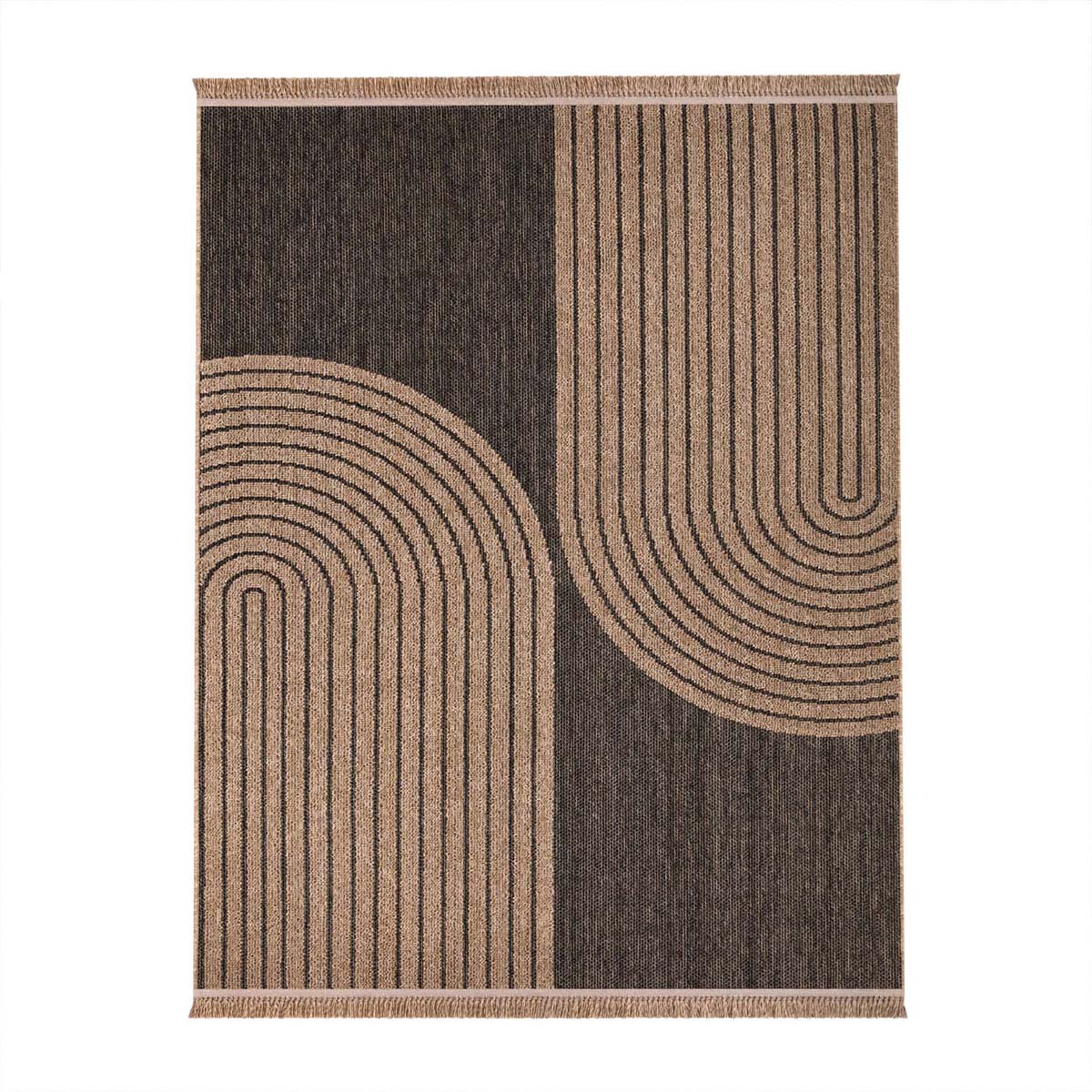 Tapis extérieur jute - Tides beige - overzicht Tapis extérieur jute - Tides beige - overzicht