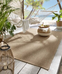 Tapis de balcon jute - Elara beige - sfeer