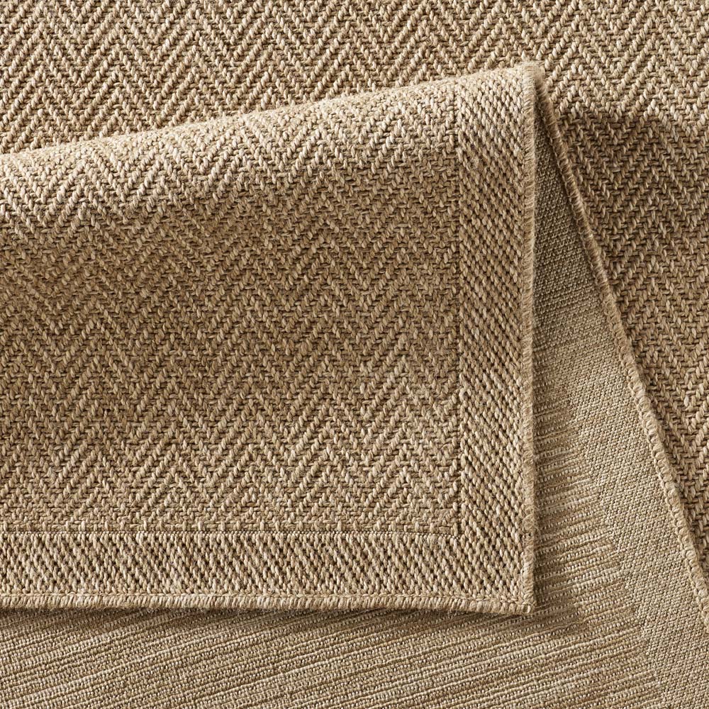 Tapis extérieur jute - Elara beige - close up Tapis extérieur jute - Elara beige - close up