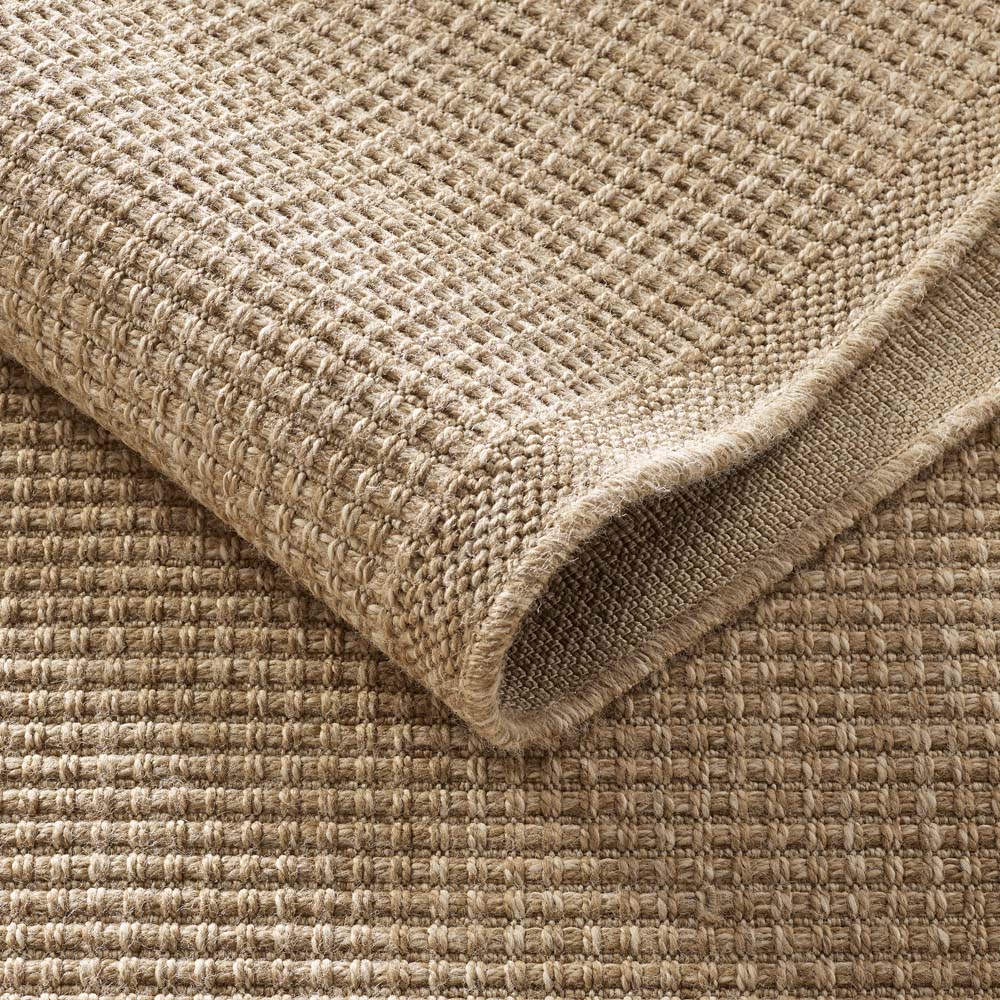 Tapis extérieur jute - Elara naturel - close up Tapis extérieur jute - Elara naturel - close up