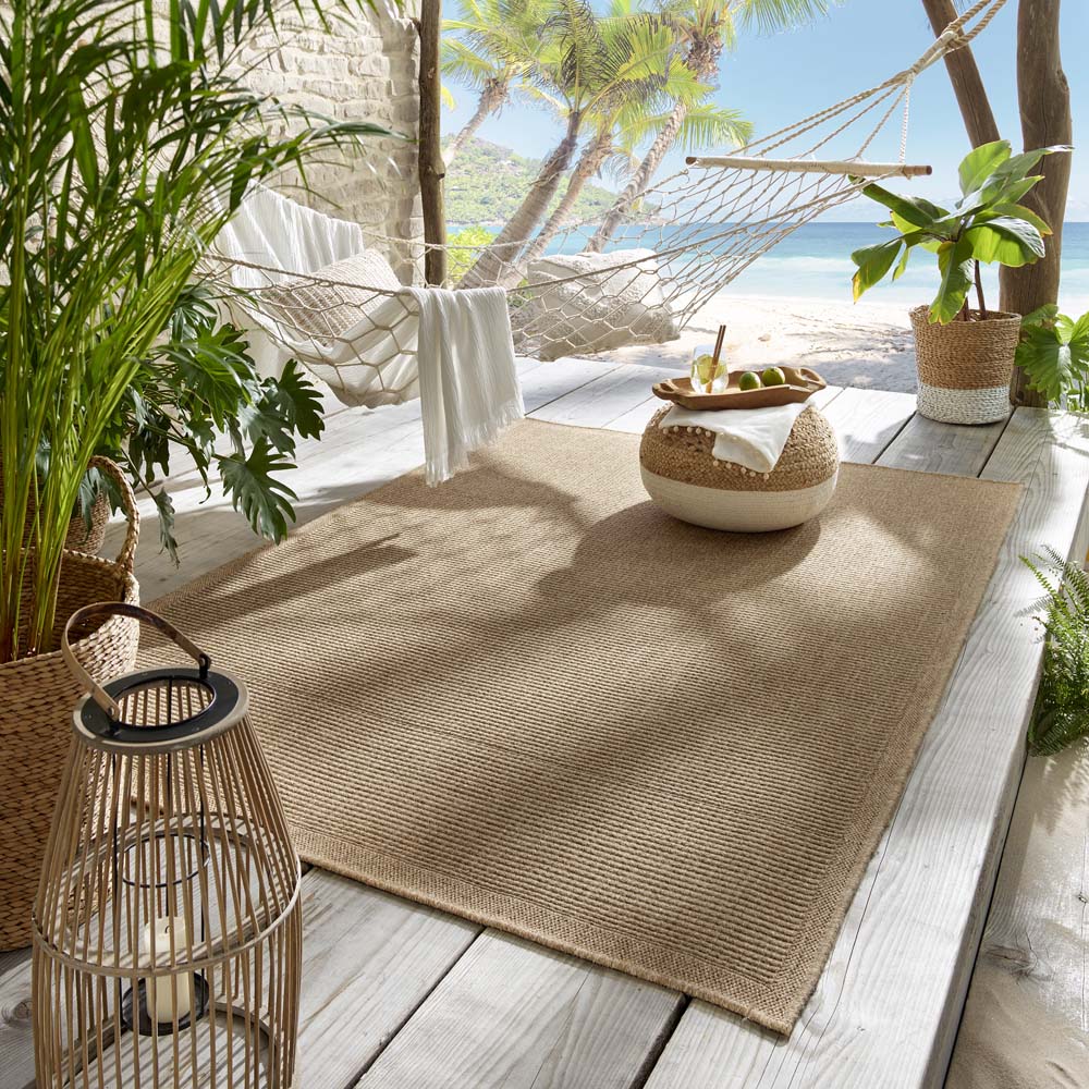 Tapis extérieur jute - Elara naturel - sfeer Tapis extérieur jute - Elara naturel - sfeer