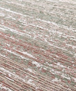 Tapis Design - Velura Vert Forêt/Rouge Tapis Design - Velura Vert Forêt/Rouge