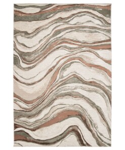 Tapis Marbre - Velura Vert Forêt/Rouge - overzicht