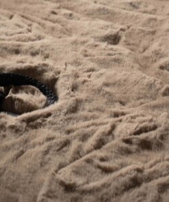 Tapis doux carré - Comfy Deluxe taupe - close up, thumbnail Tapis doux carré - Comfy Deluxe taupe - close up, thumbnail