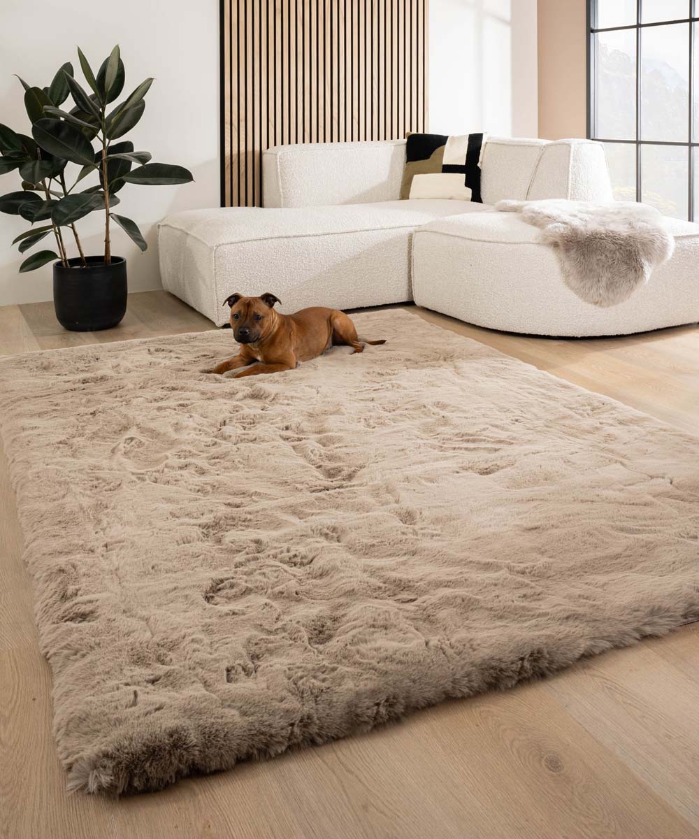 Tapis doux - Comfy Deluxe taupe - sfeer Tapis doux - Comfy Deluxe taupe - sfeer