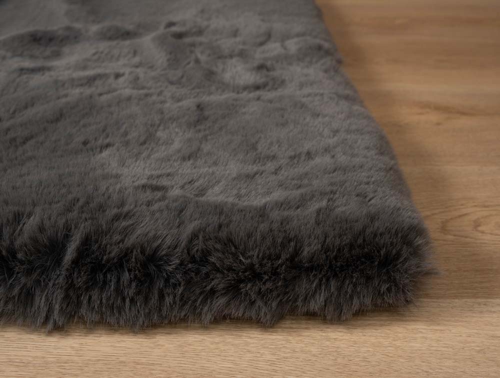 Tapis doux - Comfy Deluxe gris foncé - close up Tapis doux - Comfy Deluxe gris foncé - close up