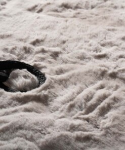 Tapis doux - Comfy Deluxe gris clair - close up, thumbnail