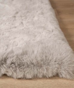 Tapis doux - Comfy Deluxe gris clair - close up, thumbnail