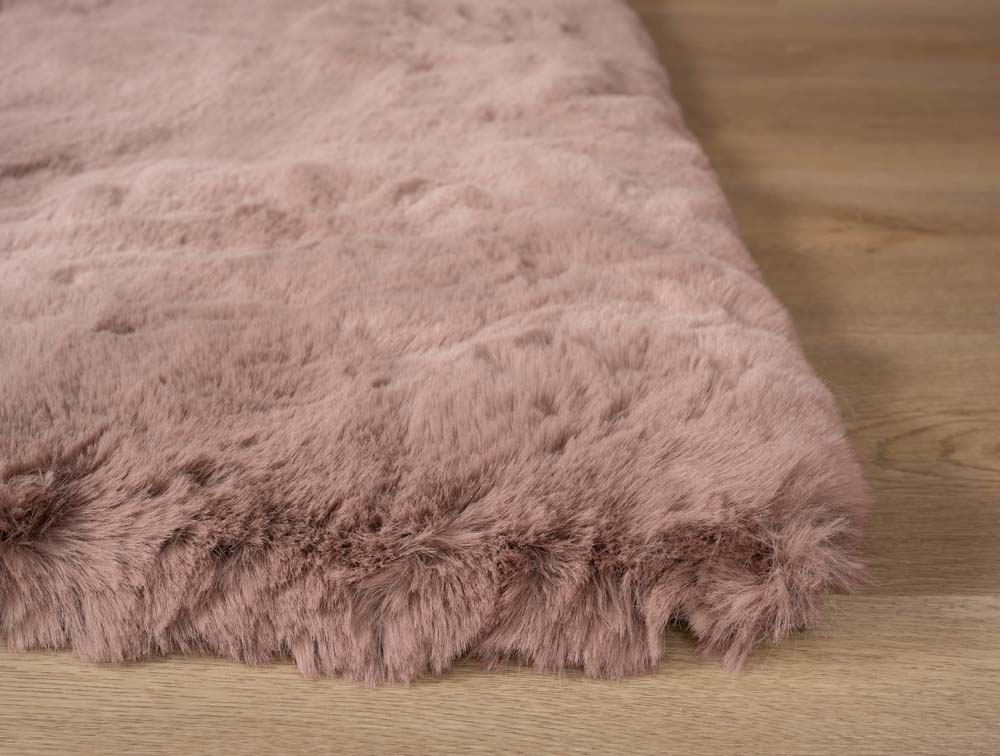 Tapis doux carré - Comfy Deluxe rose - close up Tapis doux carré - Comfy Deluxe rose - close up