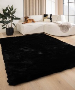 Tapis doux - Comfy Deluxe noir - sfeer