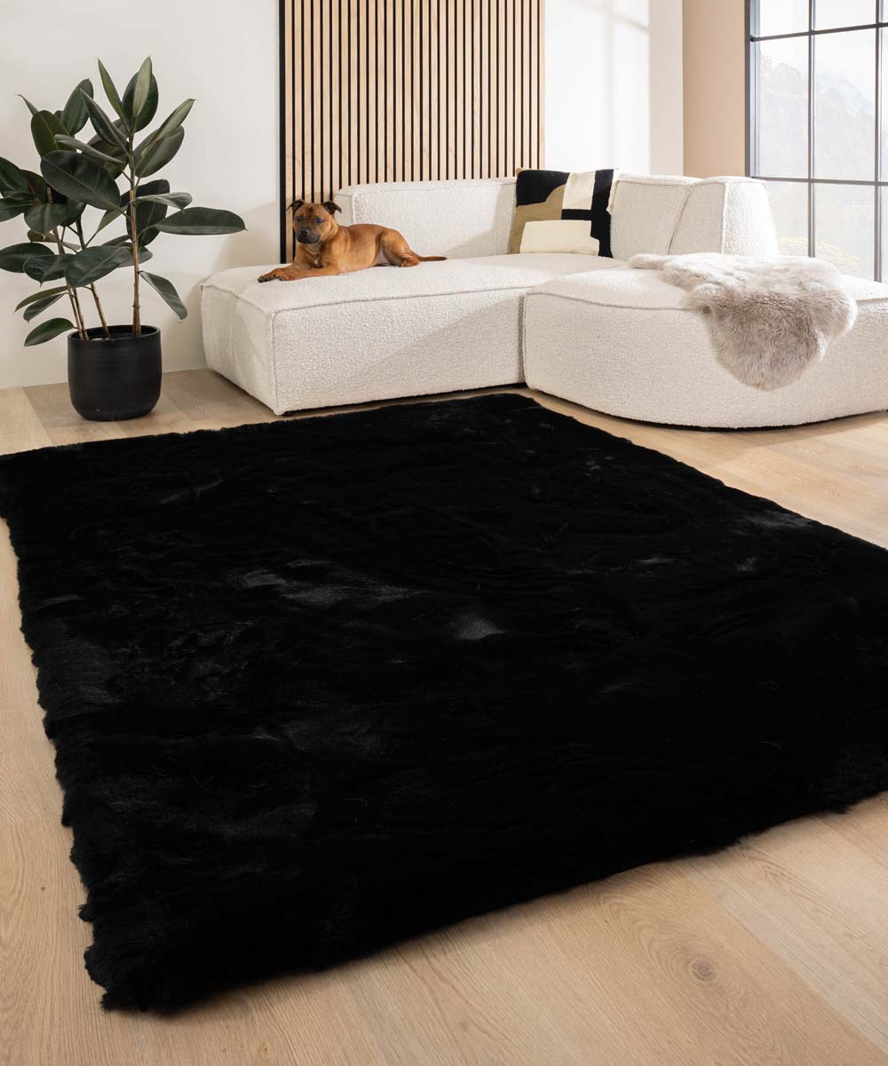 Tapis doux - Comfy Deluxe noir - sfeer Tapis doux - Comfy Deluxe noir - sfeer