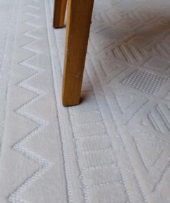 Tapis de balcon - Elvora Linea crème