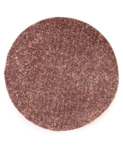 Tapis rond poils longs - Blend rose - overzicht
