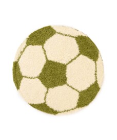 Tapis football rond - Sports crème/vert - overzicht, thumbnail