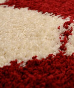 Tapis football rond - Sports crème/rouge - close up, thumbnail Tapis football rond - Sports crème/rouge - close up, thumbnail