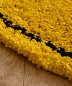 Tapis football rond - Sports jaune/noir - close up, thumbnail Tapis football rond - Sports jaune/noir - close up, thumbnail
