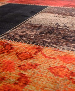 Tapis de couloir lavable - Sofia multi - close up, thumbnail Tapis de couloir lavable - Sofia multi - close up, thumbnail