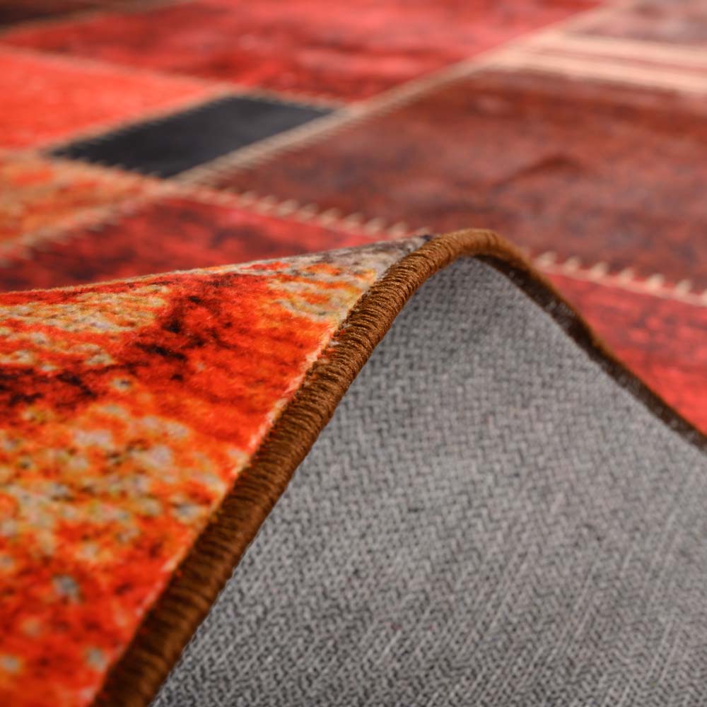 Tapis de couloir lavable - Sofia multi - close up Tapis de couloir lavable - Sofia multi - close up