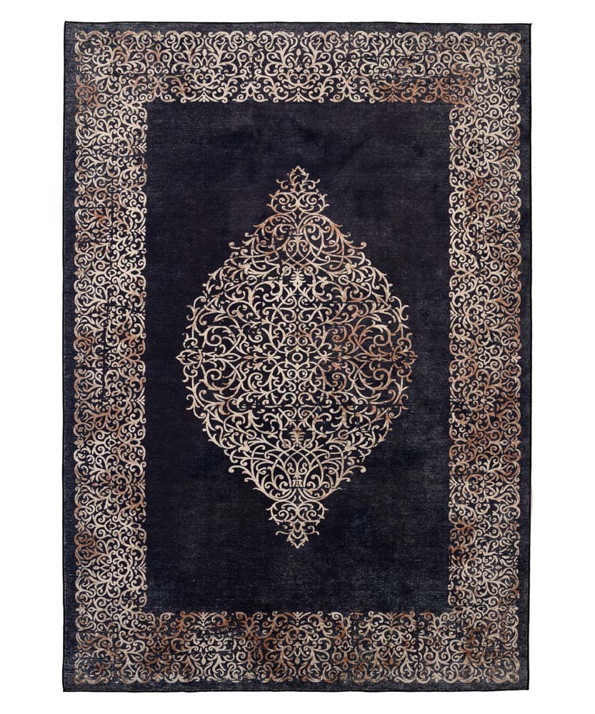 Tapis lavable en machine - Silas anthracite - overzicht Tapis lavable en machine - Silas anthracite - overzicht