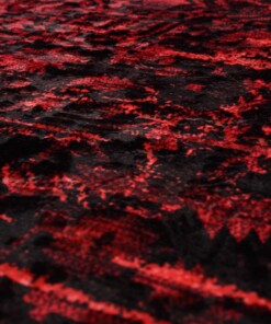 Tapis lavable en machine - Luca rouge - close up, thumbnail Tapis lavable en machine - Luca rouge - close up, thumbnail