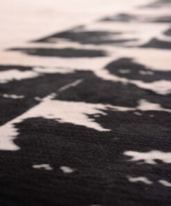 Tapis de couloir lavable - Rosalie blanc/noir - close up, thumbnail Tapis de couloir lavable - Rosalie blanc/noir - close up, thumbnail