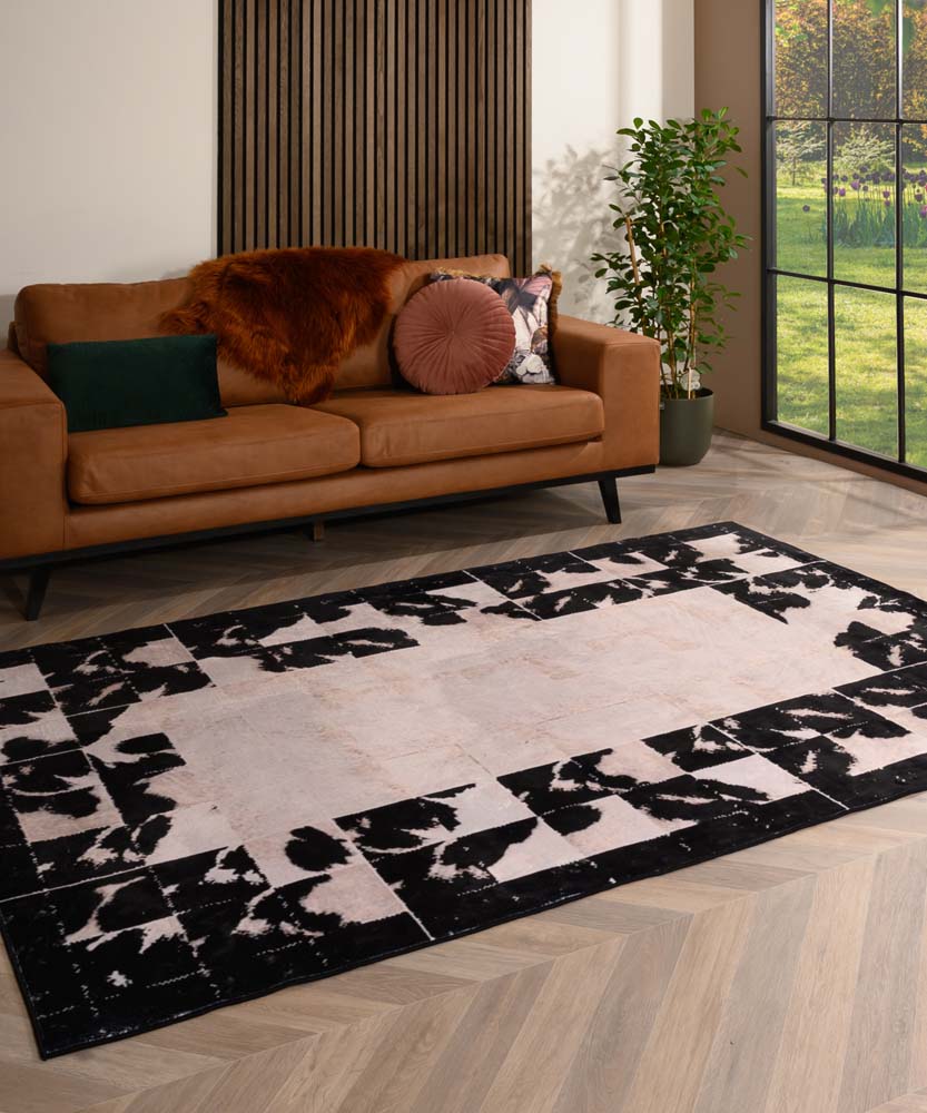 Tapis de couloir lavable - Rosalie blanc/noir - sfeer Tapis de couloir lavable - Rosalie blanc/noir - sfeer