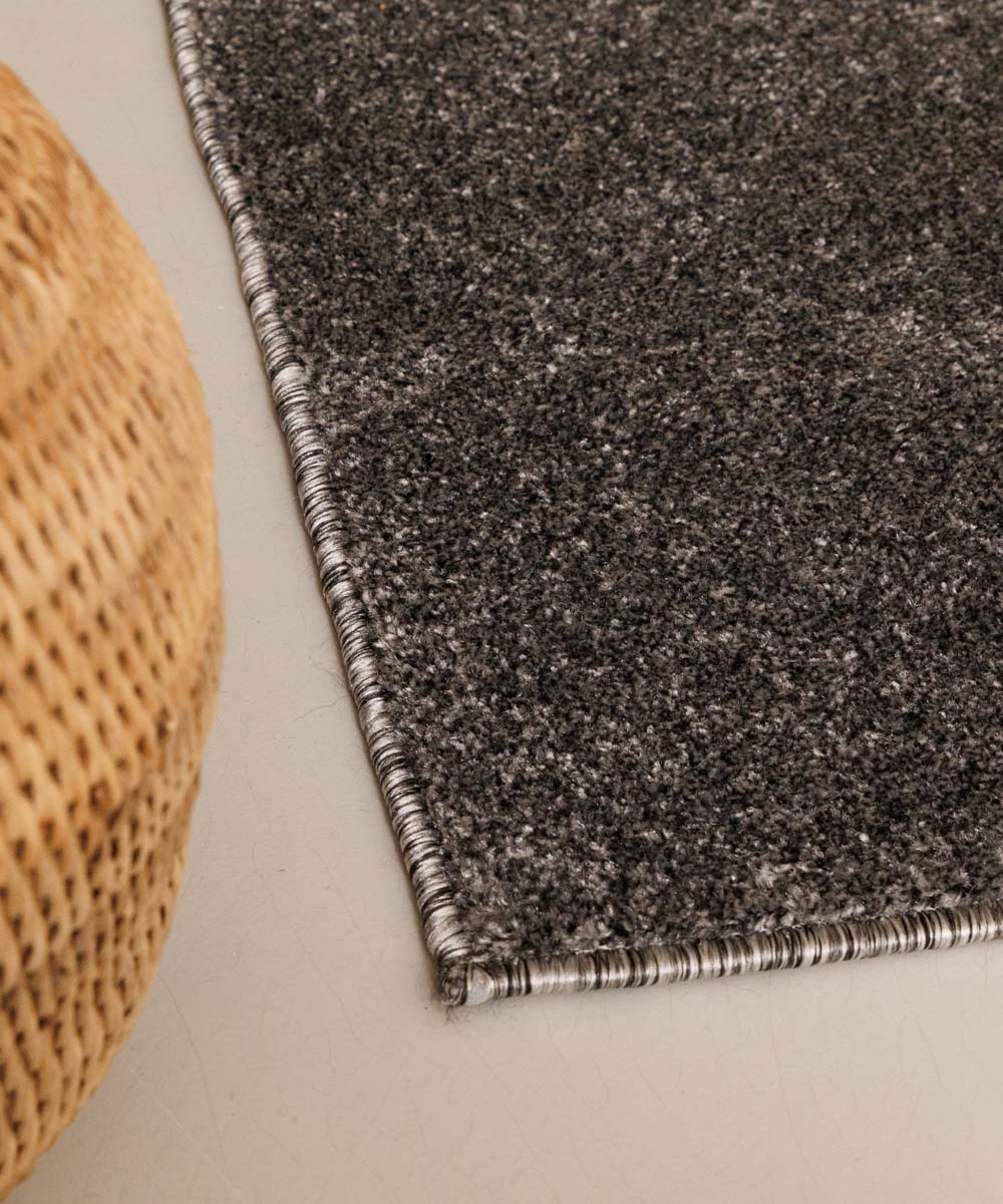 Tapis Carré poil ras Fine - gris Tapis Carré poil ras Fine - gris